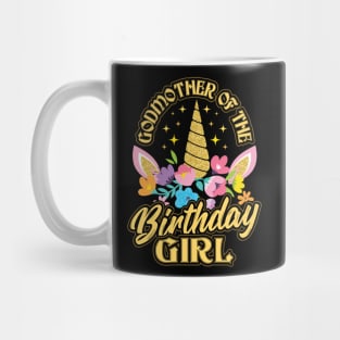 Godmother of the Birthday Girl Unicorn Mug